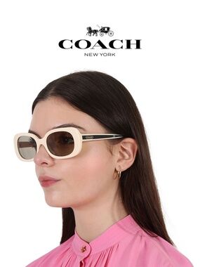Coach Off-White Sunglasses (HC8358U) - unisex - NWT